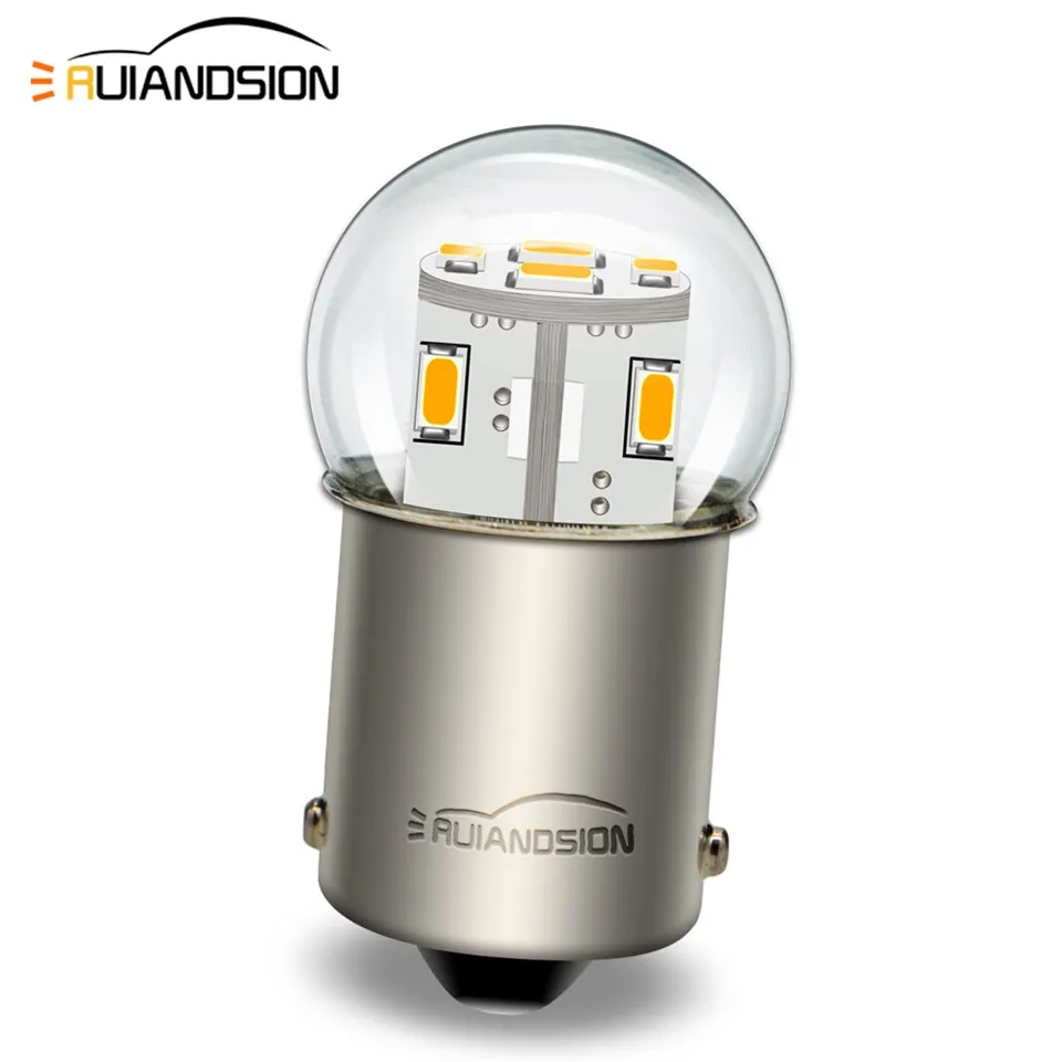 1156 BAU15S PY21W LED Indicator Turn Signal Lights Bulb For Cars Garden Tractor