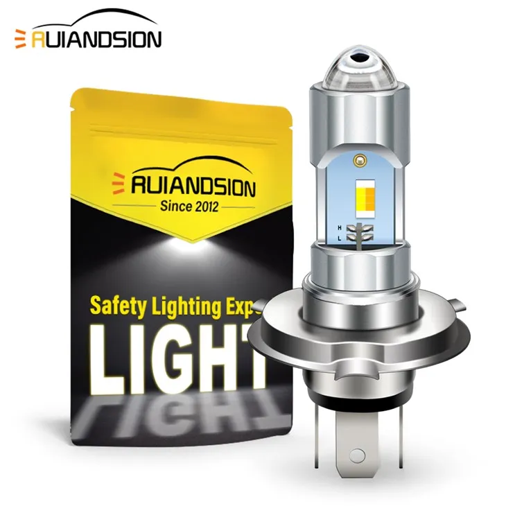 Ruiandsion Deal Beam Led Bulb For Car H4 Replacement 6V White Yellow Ruiandsion Deal Beam Led Bulb For Car H4 Replacement 6V White Yellow